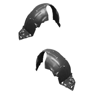 Sherman® - Front Driver and Passenger Side Fender Liner Set (Value Line)