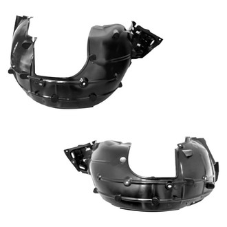 Sherman® - Front Driver and Passenger Side Fender Liner Set (Value Line)