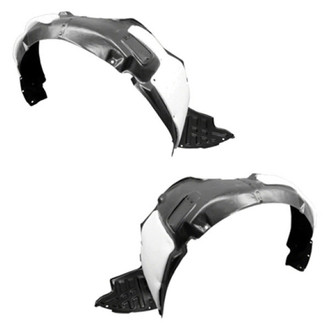 Sherman® - Front Driver and Passenger Side Fender Liner Set (Value Line)