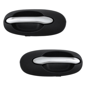 Sherman® - Rear Driver and Passenger Side Exterior Door Handle Set (Value Line)