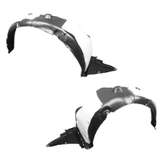 Sherman® - Front Driver and Passenger Side Fender Liner Set (Value Line)