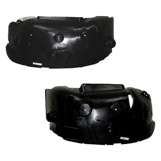 Sherman® - Front Driver and Passenger Side Fender Liner Set (Value Line)