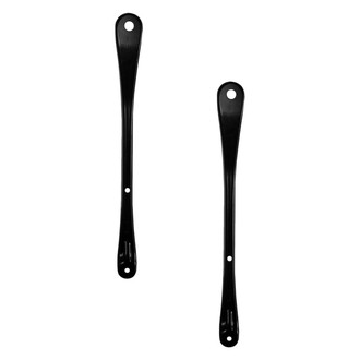 Sherman® - Driver and Passenger Side Radiator Support Bracket Set (CAPA Certified)