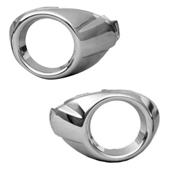 Sherman® - Front Driver and Passenger Side Fog Light Bezel Set (Value Line)