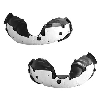 Sherman® - Front Driver and Passenger Side Fender Liner Set (CAPA Certified)