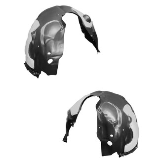Sherman® - Front Driver and Passenger Side Fender Liner Set (Value Line)
