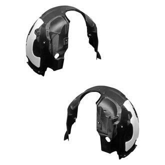 Sherman® - Front Driver and Passenger Side Fender Liner Set (Value Line)