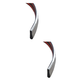 Sherman® - Front Driver and Passenger Side Bumper Impact Strip Set (Value Line)