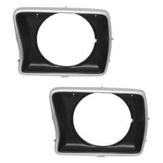 Sherman® - Driver and Passenger Side Headlight Bezel Set (Value Line)