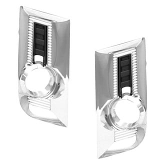 Sherman® - Front Driver and Passenger Side Fog Light Bezel Set (Value Line)