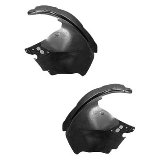 Sherman® - Front Rearward Driver and Passenger Side Fender Liner Rear Section Set (Value Line)