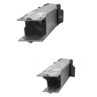 Sherman® - Front Outer Driver and Passenger Side Bumper Bracket Set (CAPA Certified)