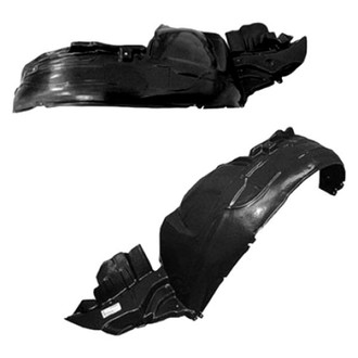 Sherman® - Front Driver and Passenger Side Fender Splash Shield Set (Value Line)