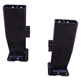 Sherman® - Front Driver and Passenger Side Bumper Support Bracket Set (CAPA Certified)