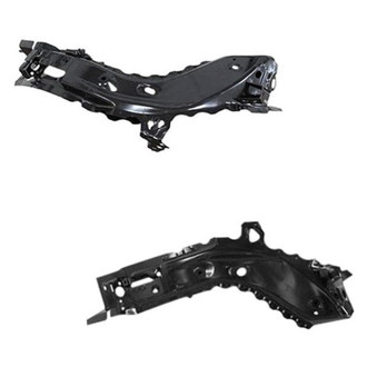 Sherman® - Driver and Passenger Side Radiator Support Set (CAPA Certified)