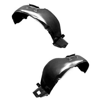 Sherman® - Front Driver and Passenger Side Fender Liner Set (Value Line)