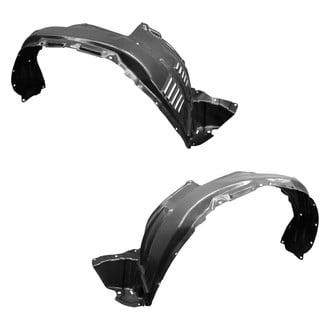 Sherman® - Front Driver and Passenger Side Fender Liner Set (Value Line)