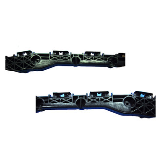 Sherman® - Rear Upper Outer Driver and Passenger Side Bumper Cover Side Support Set (CAPA Certified)