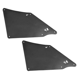 Sherman® - Front Rearward Driver and Passenger Side Fender Splash Shield Set (Value Line)