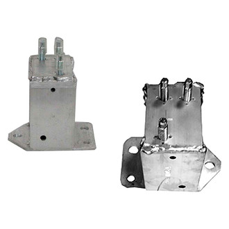 Sherman® - Front Driver and Passenger Side Bumper Cover Reinforcement Bracket Set (CAPA Certified)