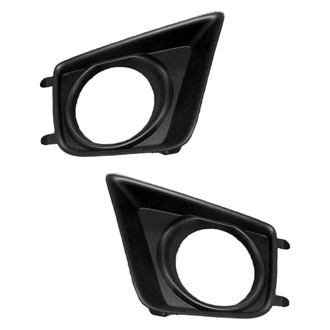Sherman® - Front Driver and Passenger Side Fog Light Bezel Set (Value Line)