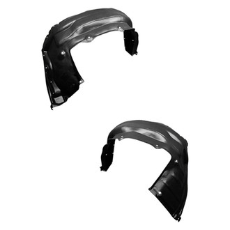 Sherman® - Front Rearward Driver and Passenger Side Fender Liner Set (Value Line)