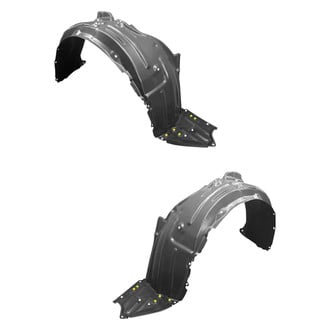 Sherman® - Front Driver and Passenger Side Fender Liner Set (Value Line)