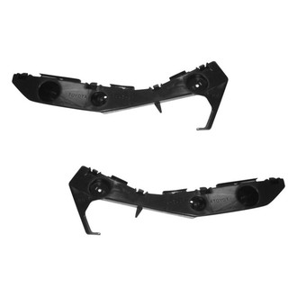 Sherman® - Front Driver and Passenger Side Bumper Cover Side Support Bracket Set (Value Line)