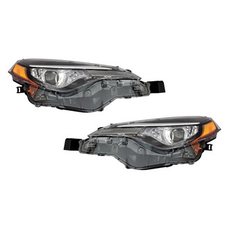 Sherman® - Driver and Passenger Side Replacement Headlight Set (CAPA Certified)