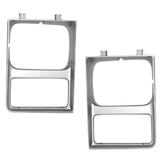 Sherman® - Driver and Passenger Side Headlight Bezel Set (Value Line)