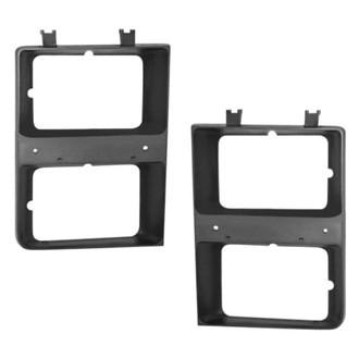 Sherman® - Driver and Passenger Side Headlight Bezel Set (Value Line)