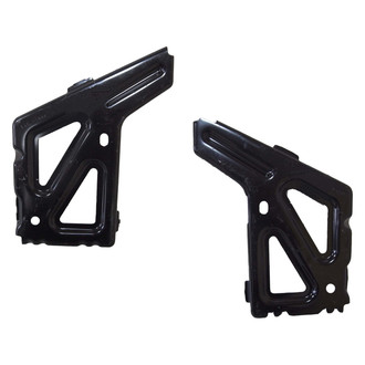 Sherman® - Rear Driver and Passenger Side Bumper Brace Set (CAPA Certified)