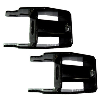 Sherman® - Front Driver and Passenger Side Bumper Bracket Set (CAPA Certified)