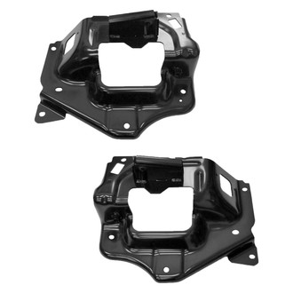 Sherman® - Front Driver and Passenger Side Bumper Bracket Set (CAPA Certified)