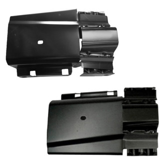 Sherman® - Front Outer Driver and Passenger Side Bumper Bracket Set (CAPA Certified)