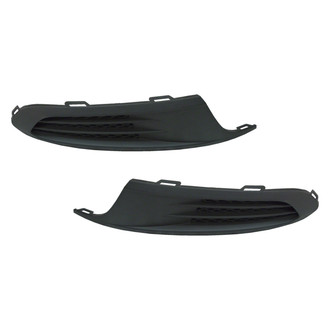 Sherman® - Front Driver and Passenger Side Fog Light Cover Set (CAPA Certified)