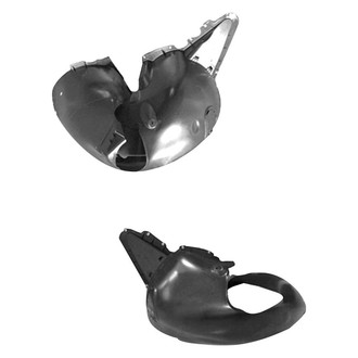 Sherman® - Front Driver and Passenger Side Fender Liner Set (Value Line)
