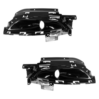 Sherman® - Front Driver and Passenger Side Fog Light Bezel Set (Value Line)