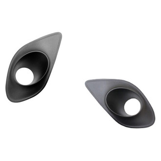 Sherman® - Front Driver and Passenger Side Fog Light Bezel Set (Value Line)