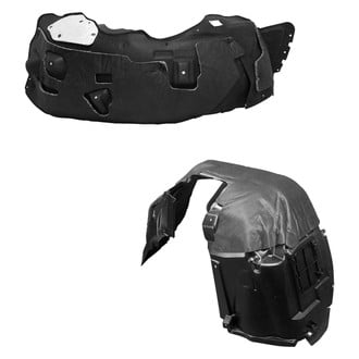 Sherman® - Front Driver and Passenger Side Fender Liner Set (Value Line)