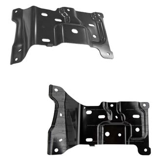 Sherman® - Front Driver and Passenger Side Bumper Mounting Plate Set (CAPA Certified)