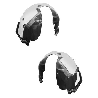 Sherman® - Front Driver and Passenger Side Fender Liner Set (Value Line)