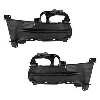 Sherman® - Front Driver and Passenger Side Fog Light Cover Set (Value Line)