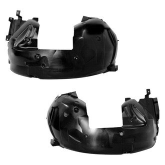 Sherman® - Front Driver and Passenger Side Fender Liner Set (Value Line)