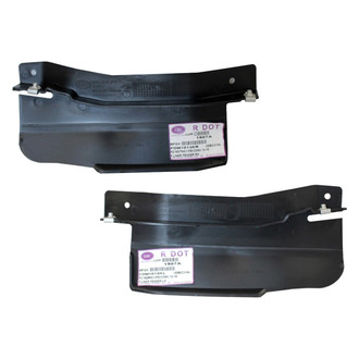 Sherman® - Front Driver and Passenger Side Fender Splash Shield Set (CAPA Certified)