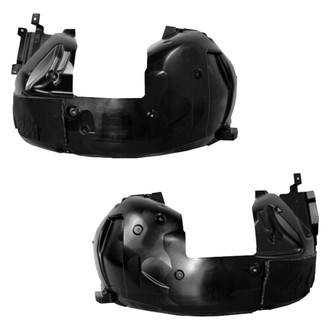 Sherman® - Front Driver and Passenger Side Fender Liner Set (Value Line)