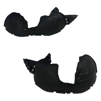 Sherman® - Front Driver and Passenger Side Fender Liner Set (CAPA Certified)