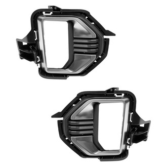 Sherman® - Front Driver and Passenger Side Fog Light Bezel Set (Value Line)