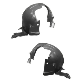 Sherman® - Front Driver and Passenger Side Fender Liner Set (Value Line)