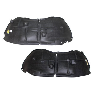 Sherman® - Front Driver and Passenger Side Fender Liner Set (CAPA Certified)